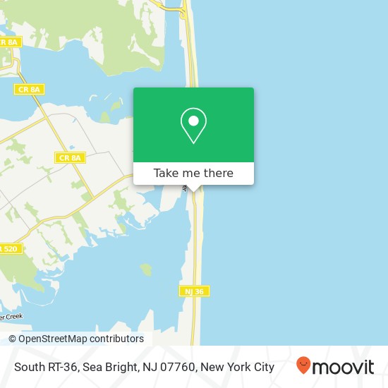 South RT-36, Sea Bright, NJ 07760 map