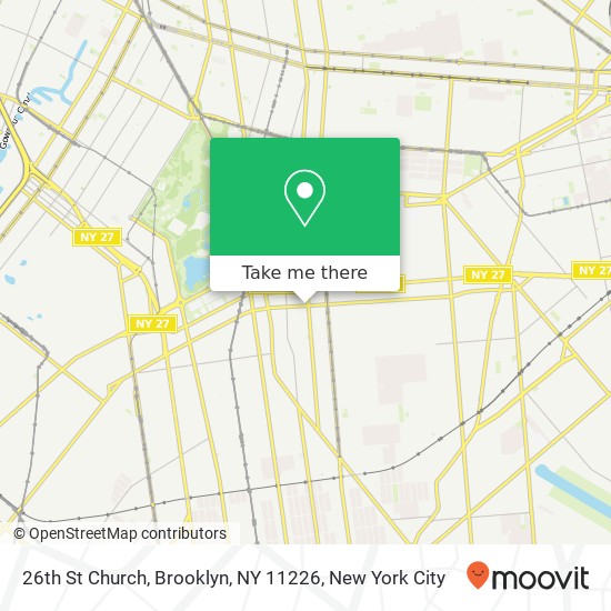 26th St Church, Brooklyn, NY 11226 map