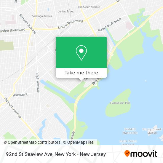 Mapa de 92nd St Seaview Ave