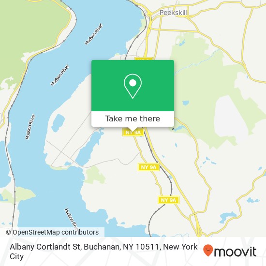 Albany Cortlandt St, Buchanan, NY 10511 map