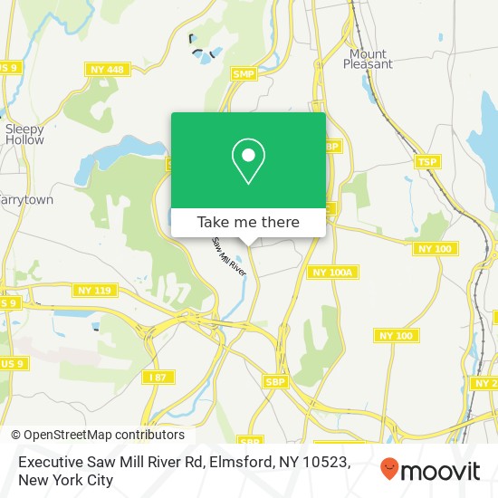 Executive Saw Mill River Rd, Elmsford, NY 10523 map