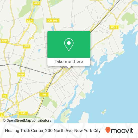 Mapa de Healing Truth Center, 200 North Ave