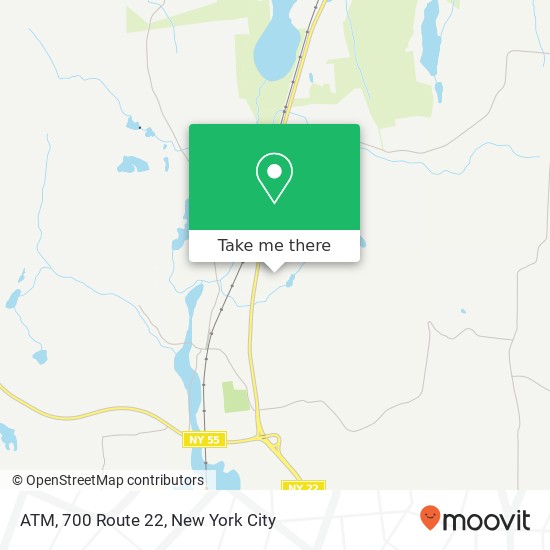 Mapa de ATM, 700 Route 22