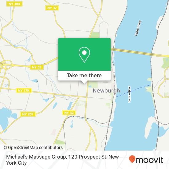 Mapa de Michael's Massage Group, 120 Prospect St