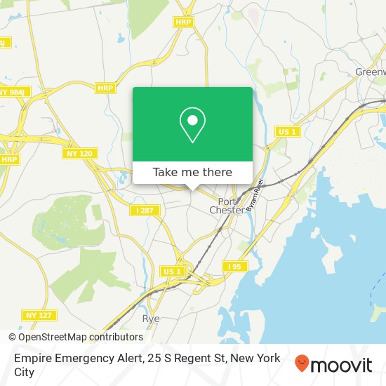 Mapa de Empire Emergency Alert, 25 S Regent St