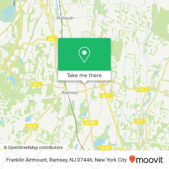 Franklin Airmount, Ramsey, NJ 07446 map