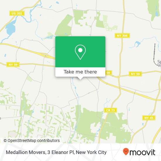 Medallion Movers, 3 Eleanor Pl map