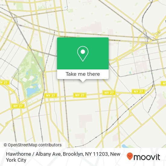 Hawthorne / Albany Ave, Brooklyn, NY 11203 map