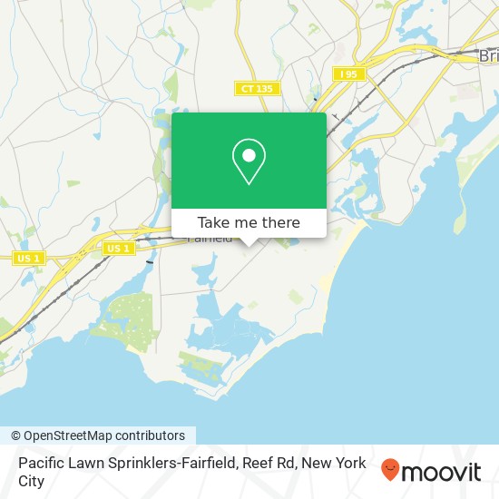 Pacific Lawn Sprinklers-Fairfield, Reef Rd map