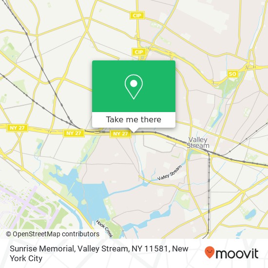 Sunrise Memorial, Valley Stream, NY 11581 map