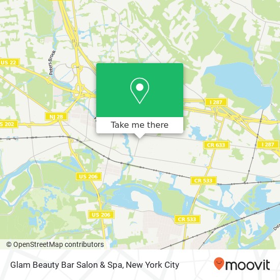 Glam Beauty Bar Salon & Spa map