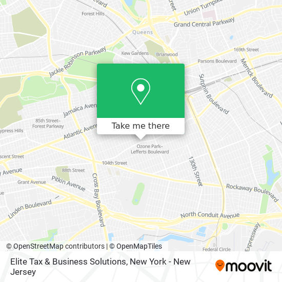 Elite Tax & Business Solutions map