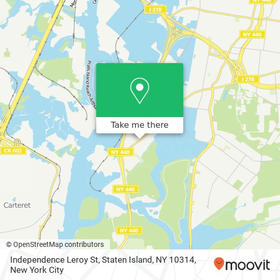 Independence Leroy St, Staten Island, NY 10314 map