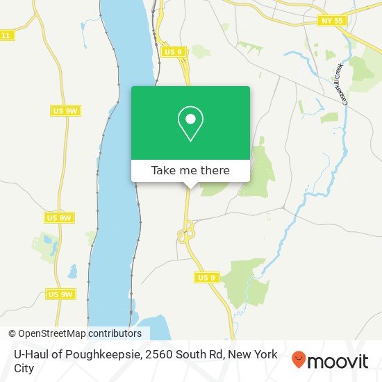 U-Haul of Poughkeepsie, 2560 South Rd map