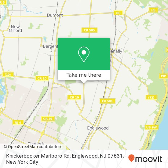 Knickerbocker Marlboro Rd, Englewood, NJ 07631 map