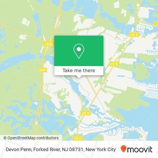 Devon Penn, Forked River, NJ 08731 map