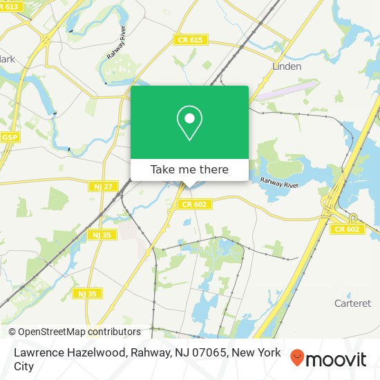 Lawrence Hazelwood, Rahway, NJ 07065 map