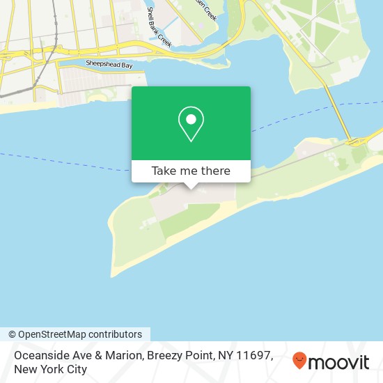 Oceanside Ave & Marion, Breezy Point, NY 11697 map