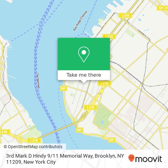 Mapa de 3rd Mark D Hindy 9 / 11 Memorial Way, Brooklyn, NY 11209