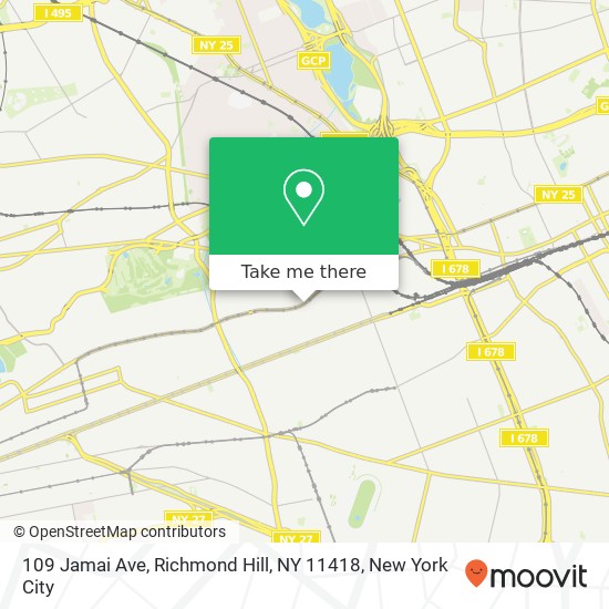 109 Jamai Ave, Richmond Hill, NY 11418 map
