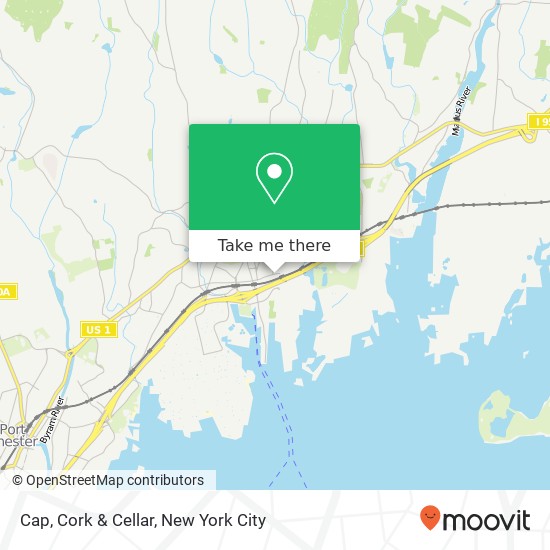 Cap, Cork & Cellar map