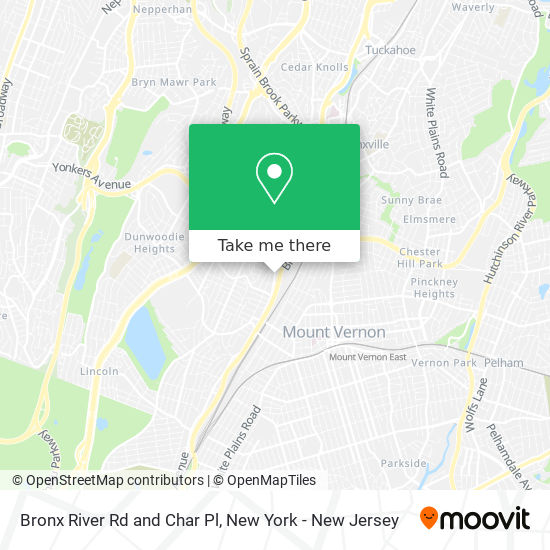 Mapa de Bronx River Rd and Char Pl
