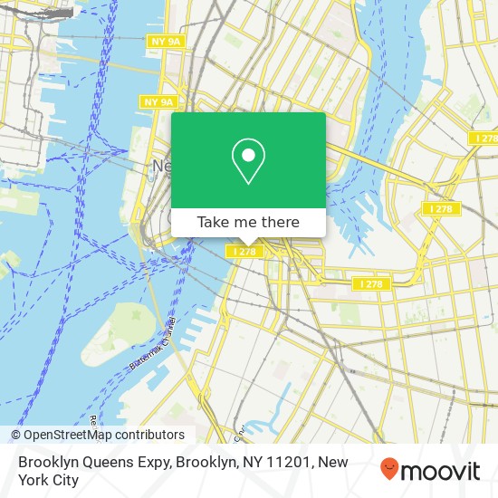 Brooklyn Queens Expy, Brooklyn, NY 11201 map