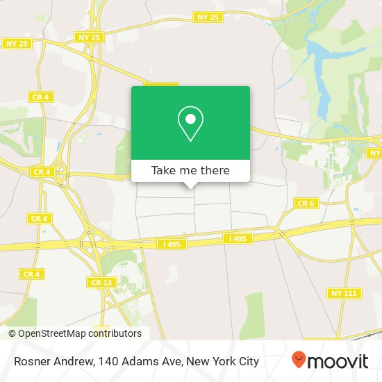 Mapa de Rosner Andrew, 140 Adams Ave