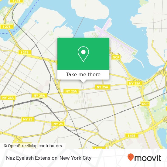 Naz Eyelash Extension map