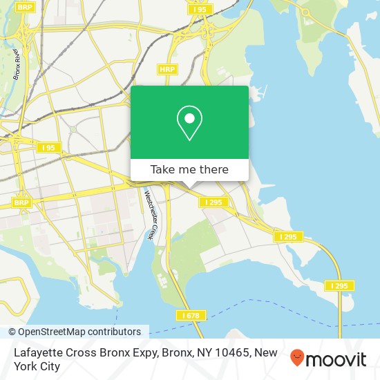 Mapa de Lafayette Cross Bronx Expy, Bronx, NY 10465