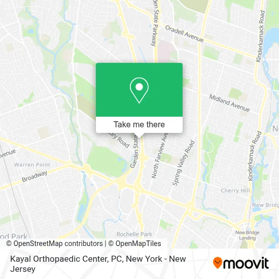 Kayal Orthopaedic Center, PC map