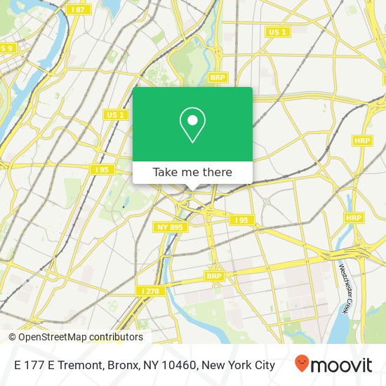 E 177 E Tremont, Bronx, NY 10460 map