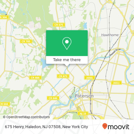 Mapa de 675 Henry, Haledon, NJ 07508