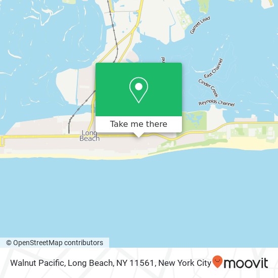 Walnut Pacific, Long Beach, NY 11561 map