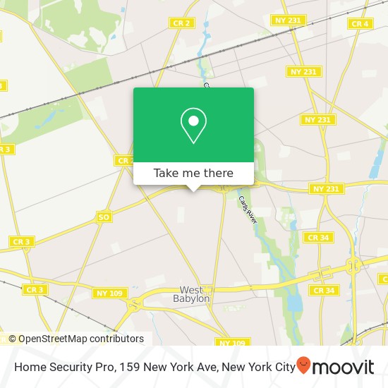 Mapa de Home Security Pro, 159 New York Ave