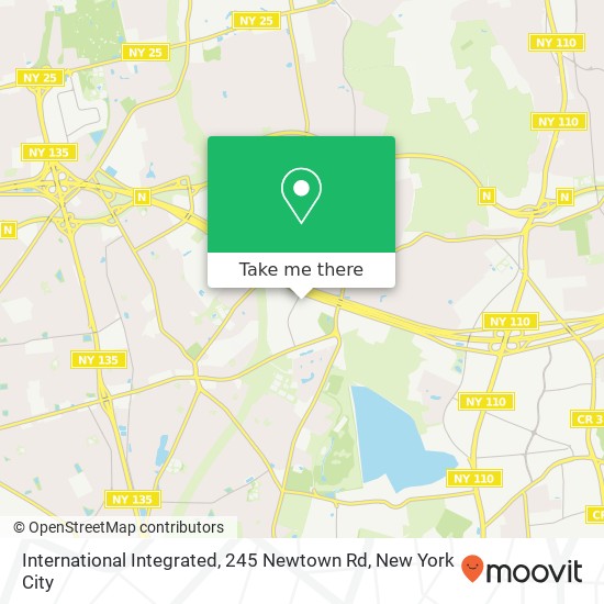 Mapa de International Integrated, 245 Newtown Rd