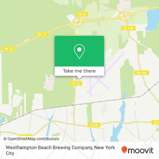 Mapa de Westhampton Beach Brewing Company