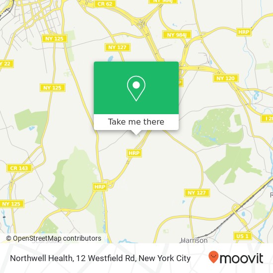 Mapa de Northwell Health, 12 Westfield Rd