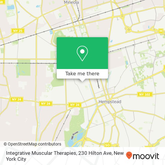 Mapa de Integrative Muscular Therapies, 230 Hilton Ave