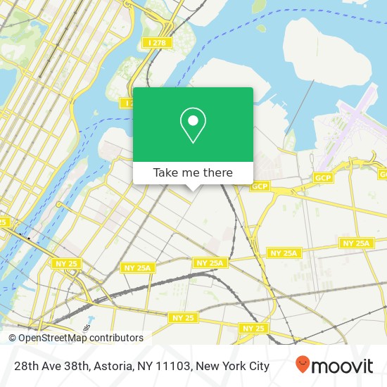 28th Ave 38th, Astoria, NY 11103 map