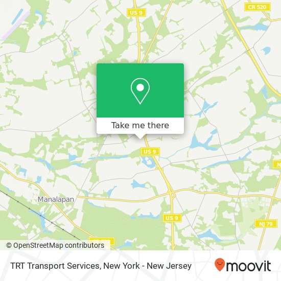 Mapa de TRT Transport Services