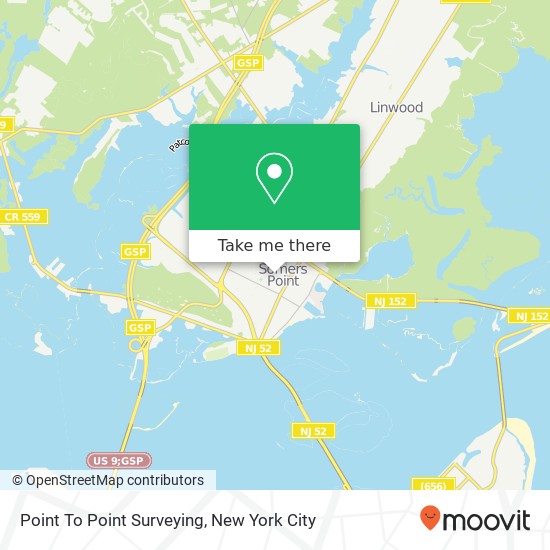 Point To Point Surveying map