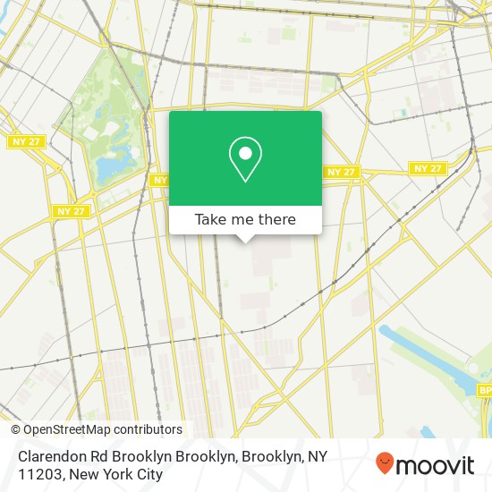 Clarendon Rd Brooklyn Brooklyn, Brooklyn, NY 11203 map