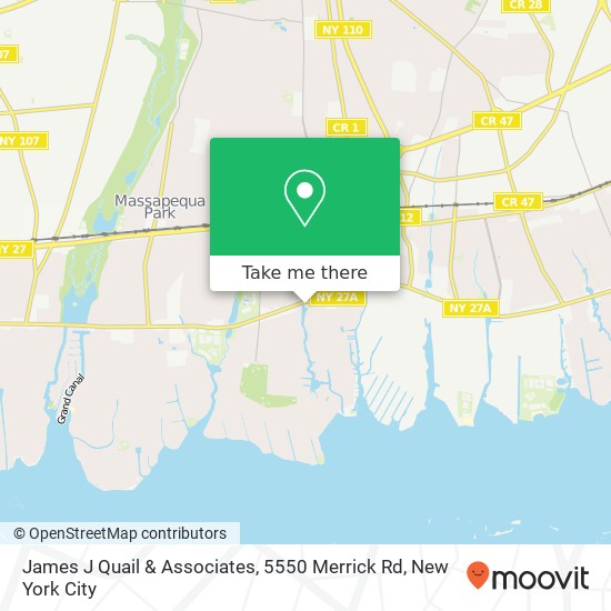 James J Quail & Associates, 5550 Merrick Rd map