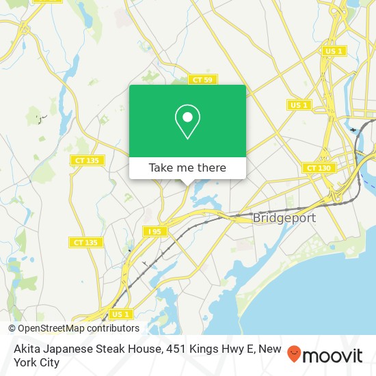 Akita Japanese Steak House, 451 Kings Hwy E map