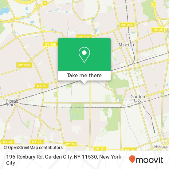196 Roxbury Rd, Garden City, NY 11530 map