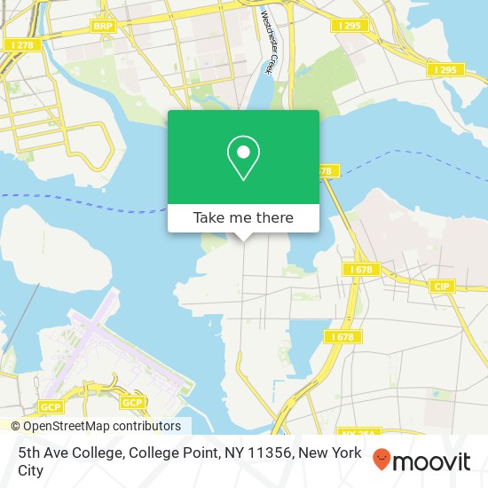 5th Ave College, College Point, NY 11356 map
