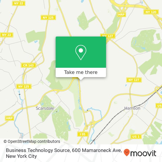 Mapa de Business Technology Source, 600 Mamaroneck Ave