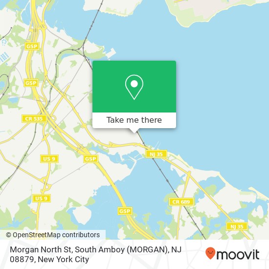 Morgan North St, South Amboy (MORGAN), NJ 08879 map