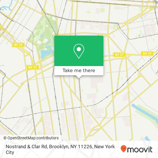 Nostrand & Clar Rd, Brooklyn, NY 11226 map